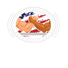 Armwrestler USA Flag Handwrestling