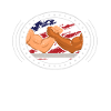 Armwrestler USA Flag Handwrestling