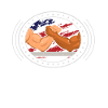 Armwrestler USA Flag Handwrestling