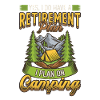 Retirement plan camping, retirement camper.