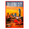 Oklahoma City Skyline Sunset