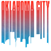 Oklahoma City Skyline Gradient