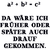 Mathe Mathematik lustige Geschenkidee Pythagoras