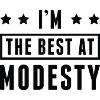 I’m The Best At Modesty
