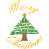 Christmas picture with Christmas tree