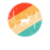 Deer Retro Heartbeat