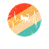 Cat Retro Heartbeat