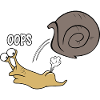 Schnecke oops