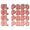 El Paso Block Letters Grid