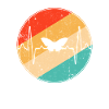 Papillon Rétro Heartbeat