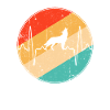 Wolf Retro Herzschlag