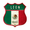 León Mexiko Wappen Design