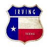 Irving Texas Crest Flag Design