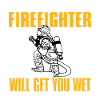 This firefighter will wet you