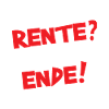 Ruhestand Rente Spruch Design