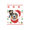 Australian Shepherd Merry Christmas
