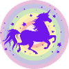 Laufende Einhorn Silhouette