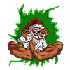 Weihnachtsmann mit Arme