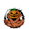Halloween mit Arme