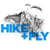 Hike & Fly Paragliding blue