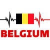Belgium Football 2022 heartbeat