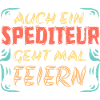 Feiern mit Spediteur spedition