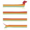 Long Wiener Dog Retro teckel