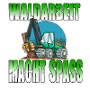 Waldarbeit macht Spass
