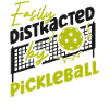 Le pickleball facilement distrait par