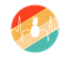 Pineapple Retro Heartbeat
