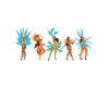 Carnevale di Rio Celebrazione di Rio de Janeiro in Brasile