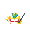 Carnevale brasiliano Rio de Janeiro Celebrazione a Brasili