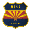 Mesa Arizona flag crest design