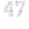 47 Cadeau d’anniversaire Diamond Glitter