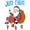 Chillin Santa