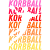 Korbball farbig