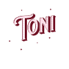 Toni's name personalized