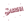 Sabrina's name personalized