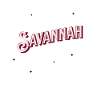 Savannah name personalized