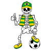 Skeleton Brésil Football Amateur