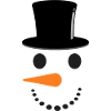 Snowman with hat