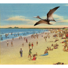 Flugsaurier am Strand
