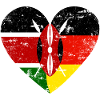 Kenya Germany Flag Heart2