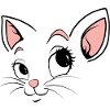 Cute Cartoon Cat Face - Cat Costume