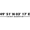 Coordonnées de Saint-Quentin