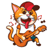 Kat est une excellente guitariste !