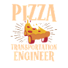 Pizza-transportingenieur Lieferfahrer