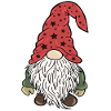 Gnome Christmas Elves Snowflakes