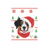 Bernese Mountain Dog Merry Christmas