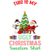 Ugly Christmas Shirt, Weihnachts Design